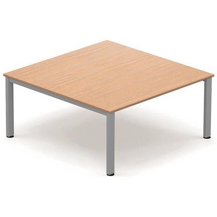 Sonix Meeting Table / Silver Legs / 1800mm / Beech