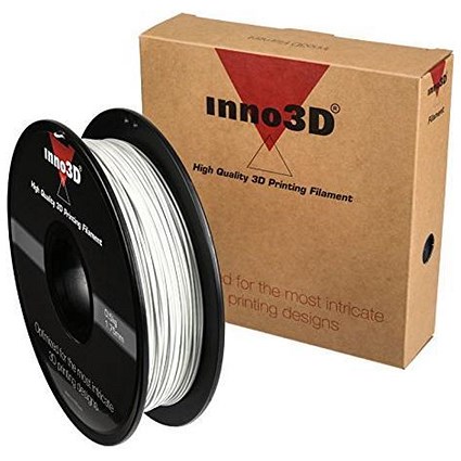 Inno3D PLA Filament for 3D Printer 1.75x200mm 0.5kg White Ref 3DPFP175WH05