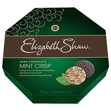 Elizabeth Shaw Dark Mint Crisp Chocolates - Pack of 28