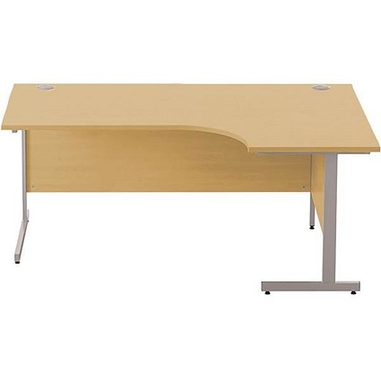Sonix 1800mm Corner Desk / Right Hand / Oak