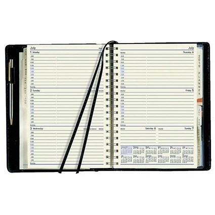 Collins 2019 Elite Executive Business Diary / Week To View / 246 x 164mm / Black