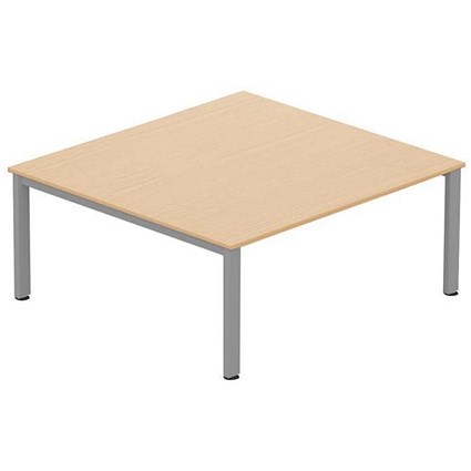 Sonix Meeting Table / Silver Legs / 1800mm / Maple