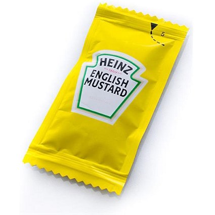 Heinz English Mustard Sachets - Pack of 250