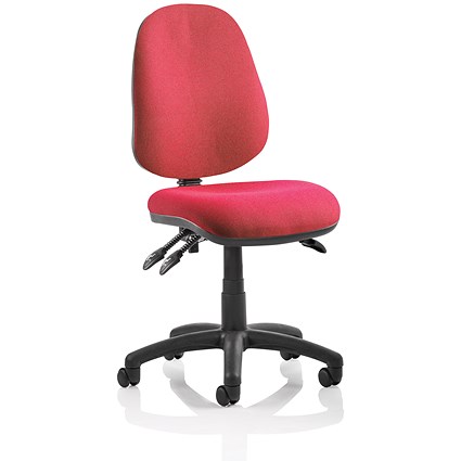 Trexus Luna 3 Lever Operator Chair - Red