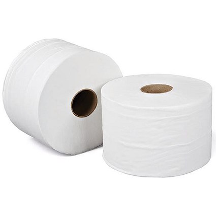 Versatwin Toilet Rolls / 2-Ply / 125m / White / Pack of 24