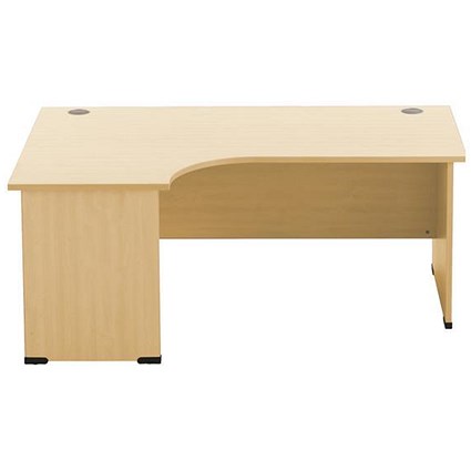 Sonix 1800mm Corner Desk / Left Hand / Panel Legs / Oak