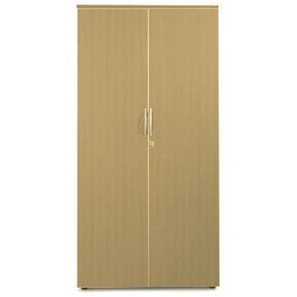 Sonix Tall Cupboard / 1 Shelf / 2000mm High / Oak