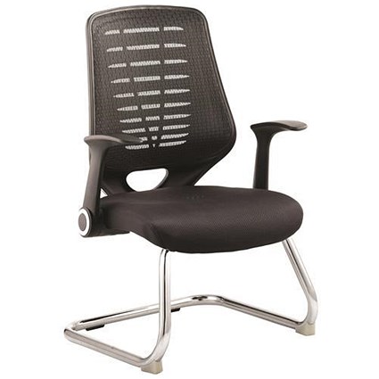 Sonix Relay Visitor Chair - Black