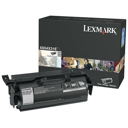 Lexmark X654 Black Toner Cartridge