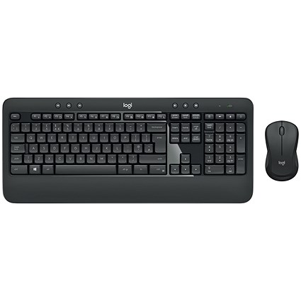 Logitech MK540 Wireless Keyboard And Mouse Set - Black