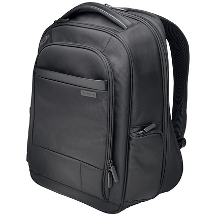 Kensington Contour 2.0 Laptop Backpack, 15.6 inch Capacity, Black
