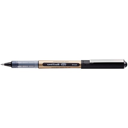 Uni-ball UB-150-10 Eye Rollerball Pen, 1.0mm, Black, Pack of 12