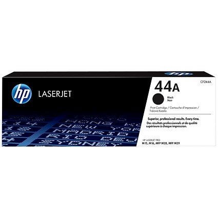 HP 44A Black LaserJet Toner Cartridge CF244A