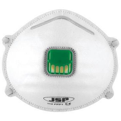 JSP Disposable Valved Mask - FFP1 Moulded Class 1