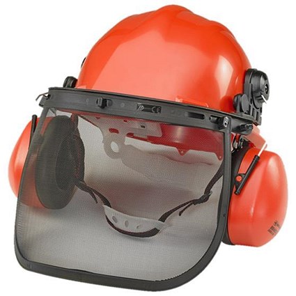 B-Brand Forestry Kit for Face and Hearing Protection - Orange