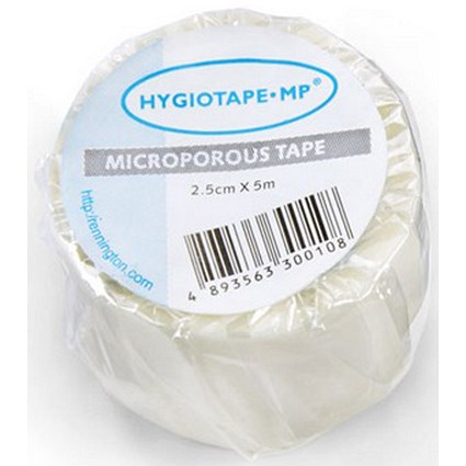 Click Medical Microporous Tape, 100% Viscose, 1.25cmx5m, White, Pack of 24