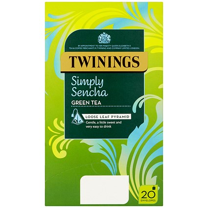 Twinings Simply Sencha Tea Bags - Pack of 20