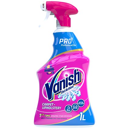 Vanish Carpet & Upholstery Cleaner, Oxi Action Stain Remover, 1 Litre