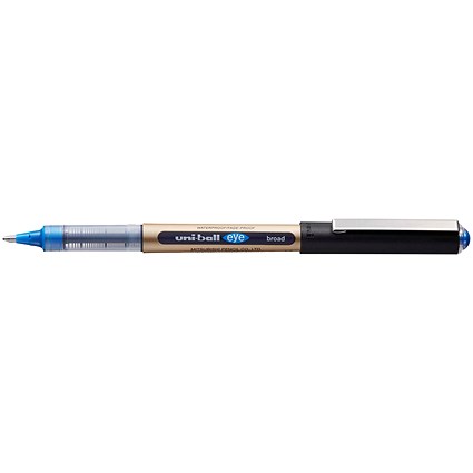 Uni-ball UB-150-10 Eye Rollerball Pen, 1.0mm, Blue, Pack of 12