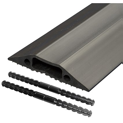 D-Line Floor Cable Cover, 83mm x 1.8m, Black