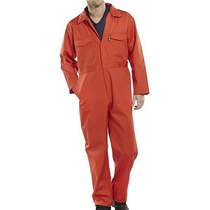 Click Workwear Boilersuit, Size 48, Orange