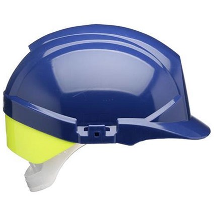 Centurion Reflex Safety Helmet - Blue with Yellow Rear Flash