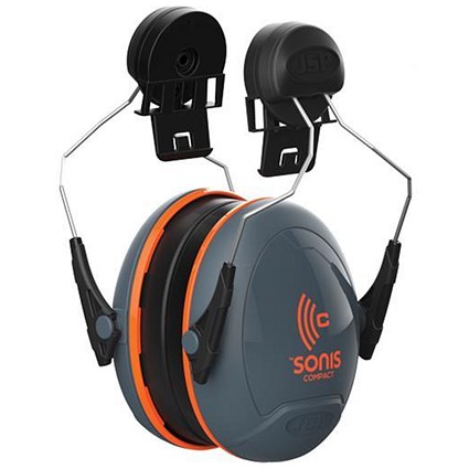 JSP Sonis Compact Ear Defenders, Medium Attenuation, Helmet-mounted
