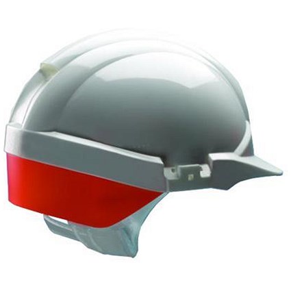 Centurion Reflex Safety Helmet - White with Orange Rear Flash
