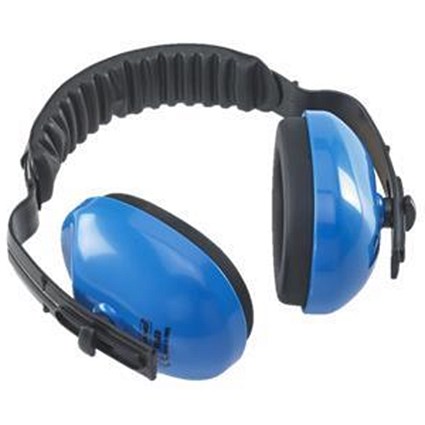 B-Brand Superior Ear Defender Muffs, Blue, Pack of 10
