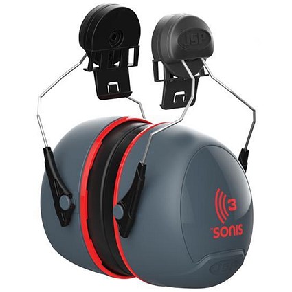 JSP Sonis 3 Ear Defenders, High Attenuation, Helmet-mounted