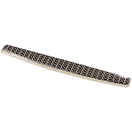 Fellowes Photo Gel Keyboard Wrist Rest, Chevron Design