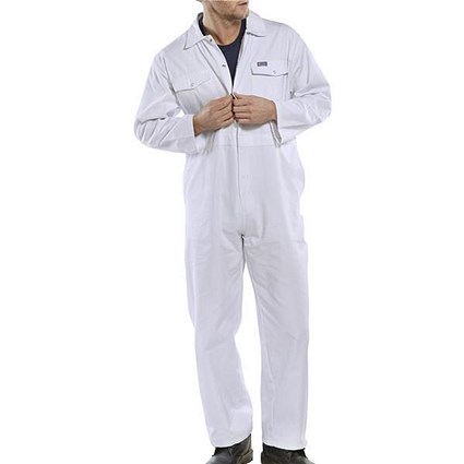 Click Workwear Boilersuit, Size 52, White