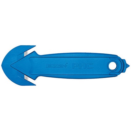 Pacific Handy Cutter Concealed Blade Safety Cutter, Ambidextrous, Blue