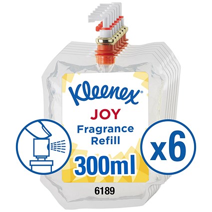 Kleenex Botanics Joy Aircare Fragrance Refills, 300ml, Pack of 6