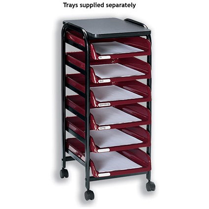 Hago Beanstalk Filing Trolley 6 Tier W314xD380xH740mm Ref 991000