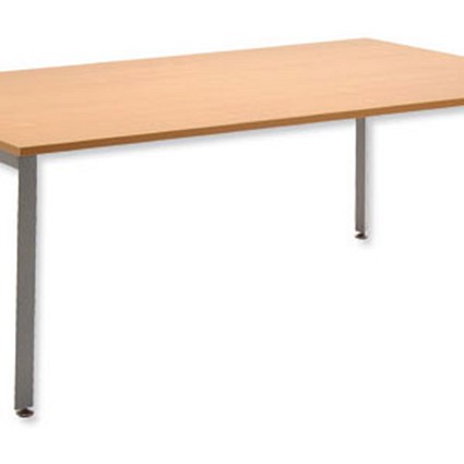 FiZ4 Rectangular Boardroom Table Triangular Leg W2000xD1200xH730mm Beech
