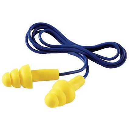 Ear Ultrafit Ear Plugs, Yellow, Pack of 50