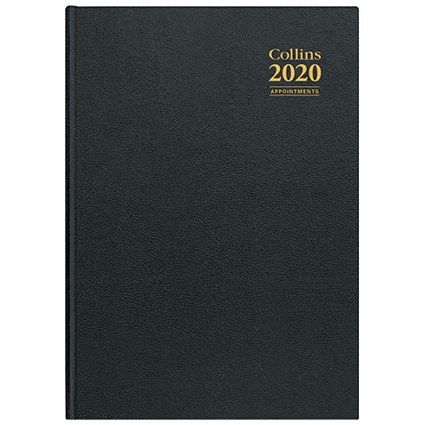 Collins 2020 Appointment Desk Diary, Week to View, A4, Assorted