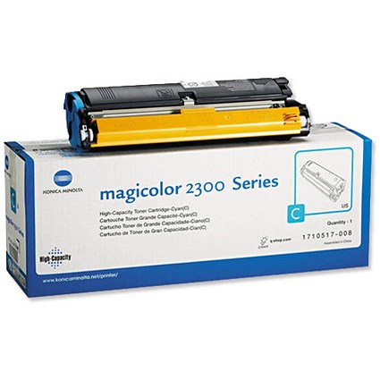 Konica Minolta Laser Toner Cartridge Page Life 4500pp Cyan Ref 1710517008