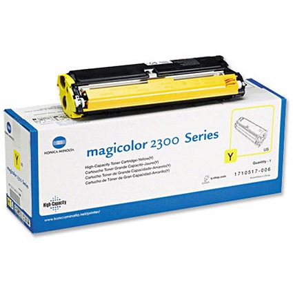 Konica Minolta Laser Toner Cartridge Page Life 4500pp Yellow Ref 1710517006