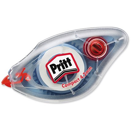 Pritt Compact Correction Roller Write-on or Type-on 4.2mmx8.5m [Pack 10]