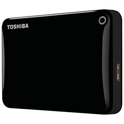 Toshiba Canvio Connect II Hard Drive / USB 3.0 and 2.0 / 500GB / Black
