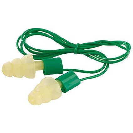 Ear Ultrafit 14 Ear Plugs, Green, Pack of 50