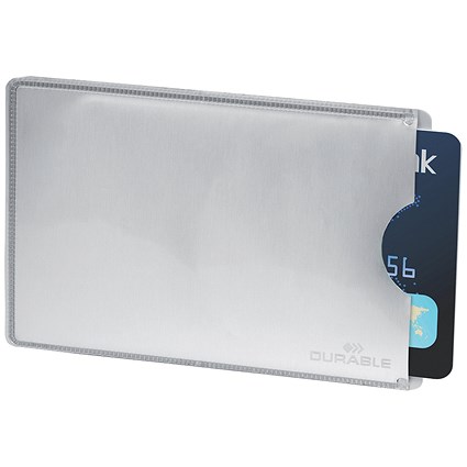 Durable Card Sleeve for Payment & ID Cards RFID Secure 13.56 MHz, Pack of 10