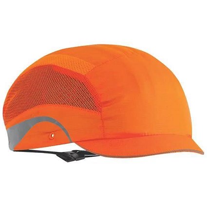 JSP HardCap AeroLite Protective Cap, HDPE Shell, Odour Control, Orange