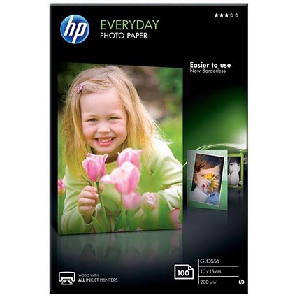 HP Advance Glossy Photo Paper / 100x150mm / 200gsm / Pack of 100