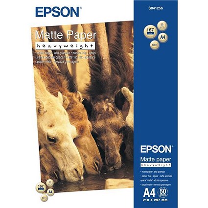 Epson A4 Matte Paper / 167gsm / Pack of 50