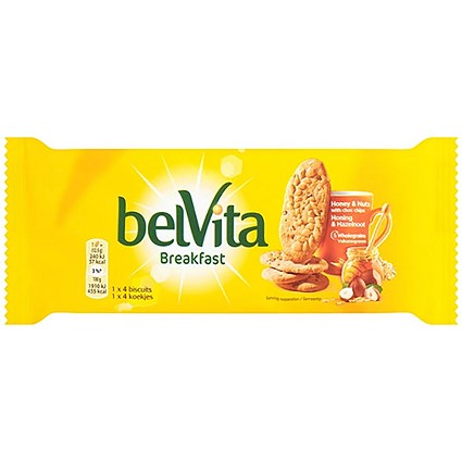 Belvita Breakfast Honey Nut, 50g, Pack of 20