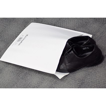 Enviroflute Paper Mailing Bag, 350x470mm, White, Pack of 100