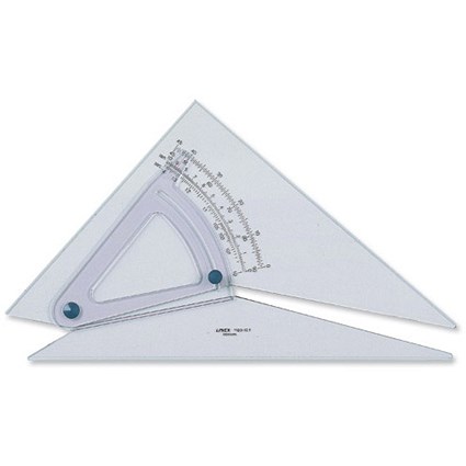 Linex Set Square / 300mm / Clear